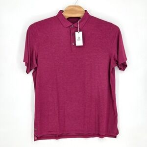 Tasc Performance NEW Men's XXL‎ Cloud Polo Shirt Mulberry Heather Short Sleeve